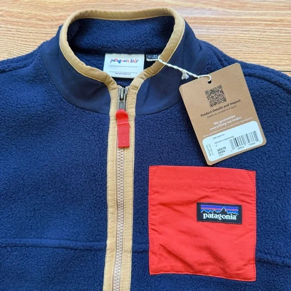 [patagonia] nwt kids baby synchilla fleece jacket - Picture 4 of 5